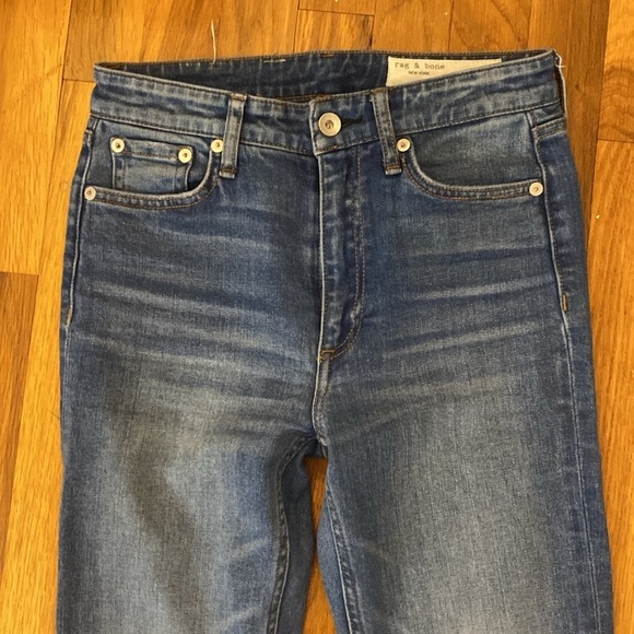Rag & Bone Women’s High Rise Ankle Flare Jeans Size 24 - Picture 3 of 9